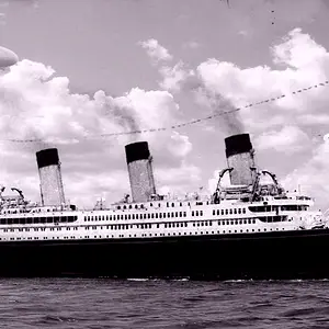 The RMS Britannic in B&W scheme.