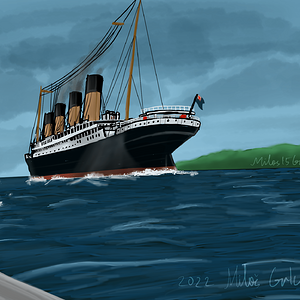 Titanic leaving port of call.png | Encyclopedia Titanica Message Board