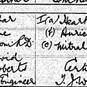 Death Certificate of Mary Keziah Roberts