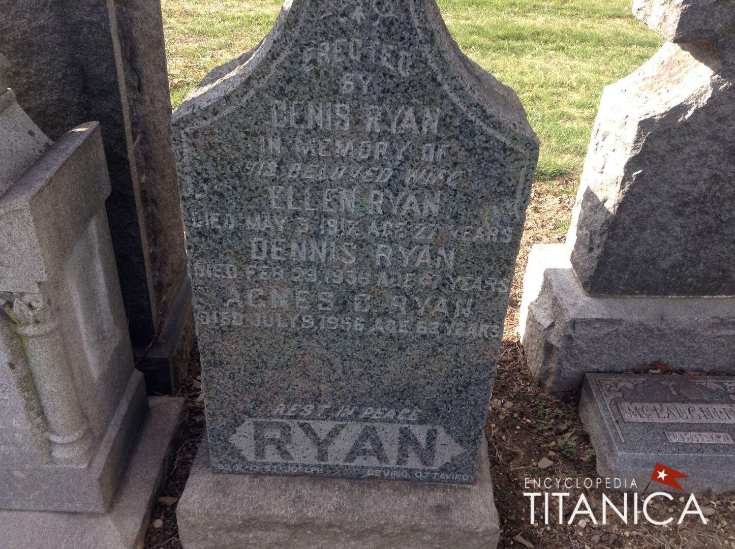 Ellen O'Dwyer (Ryan) grave