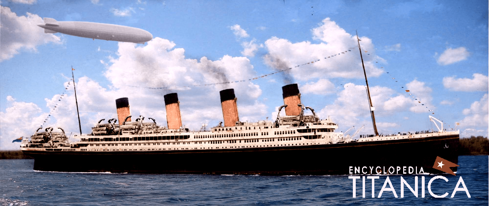 The RMS Britannic in color.