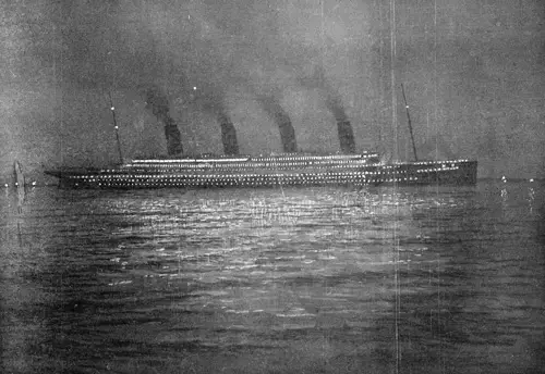 RMS Titanic at Cherbourg