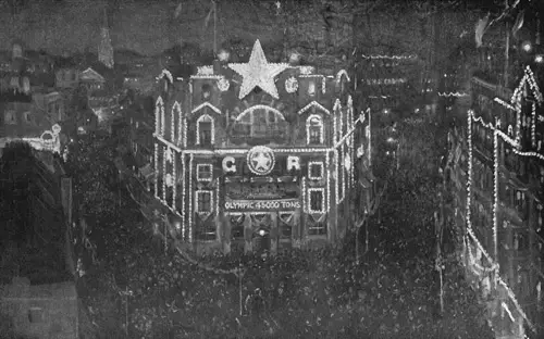 White Star Line Offices at Night