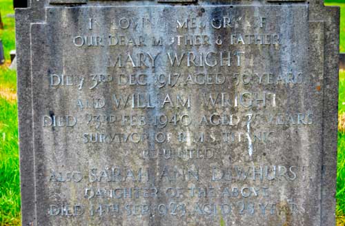 William Wright Grave