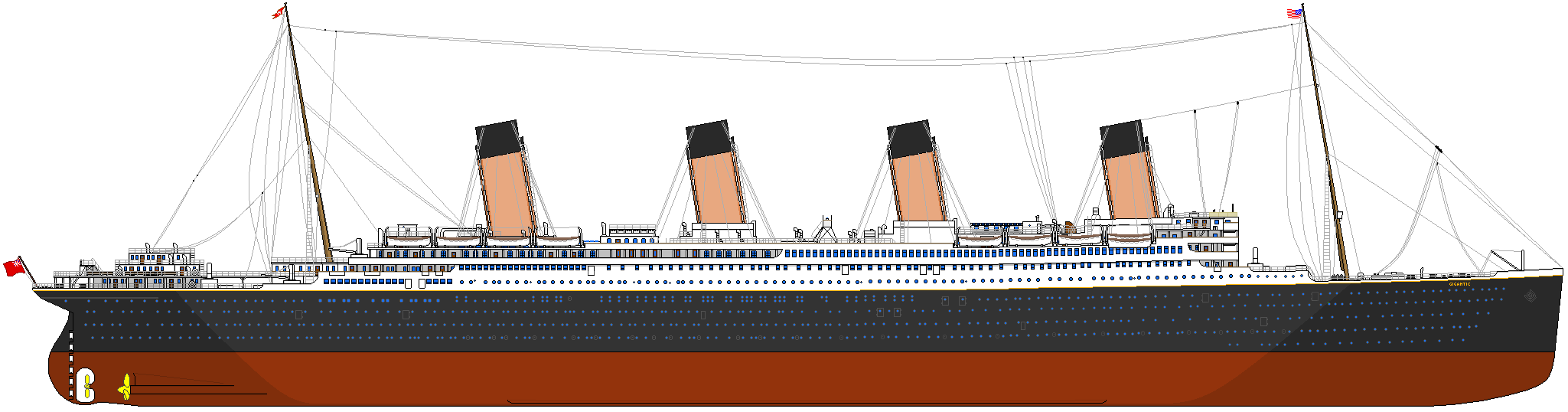 RMS Gigantic A media flight of fancy | Encyclopedia Titanica Message Board
