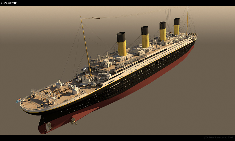 3D Titanic incl Southampton lots of images | Encyclopedia Titanica ...