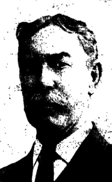 Newspaper portrait of John B. Crafton