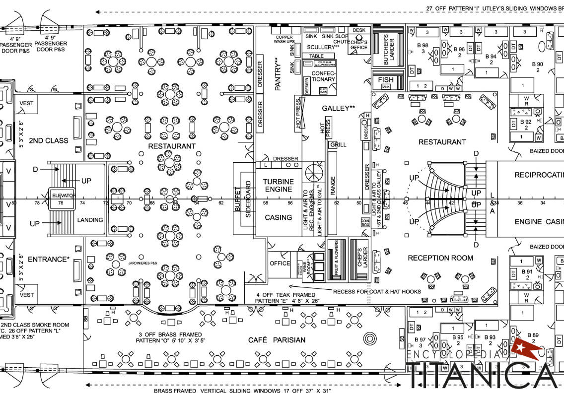 Titanic Deckplans - Accurate Plans And Schematics To Download