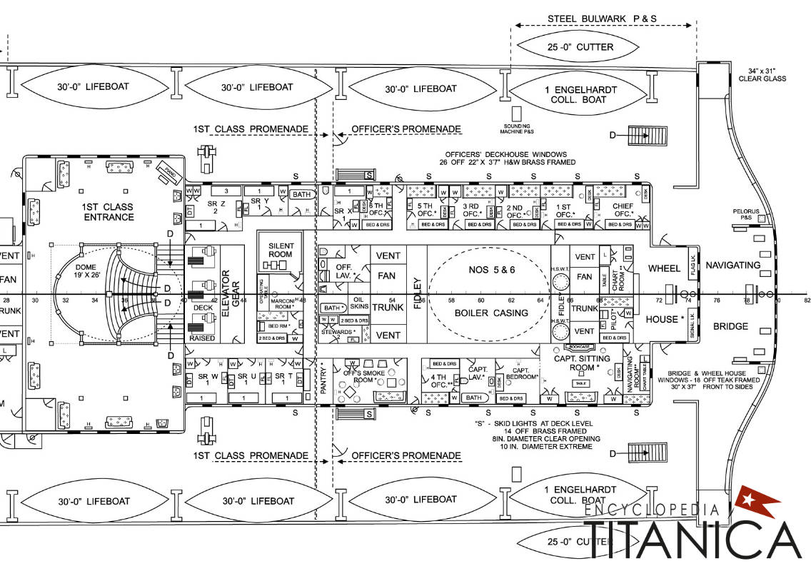 Titanic Deckplans - Accurate Plans And Schematics To Download