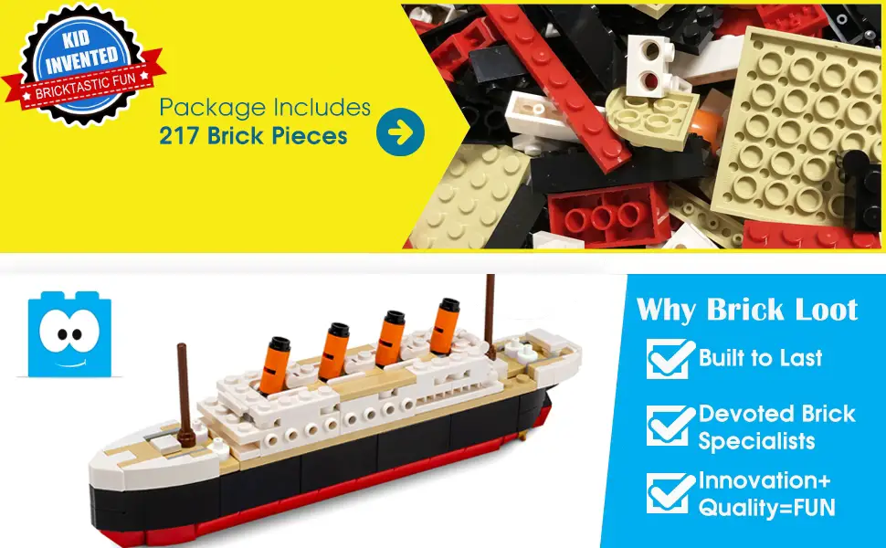 Brick Loot Building set of LEGO Titanic