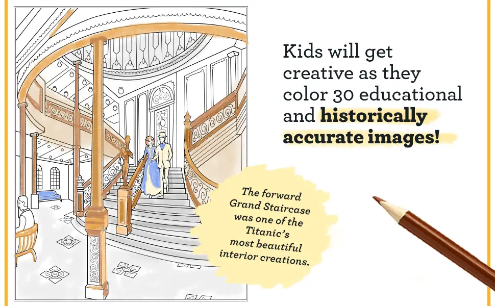 Kids will get creative as they color 30 educational and historically accurate images!